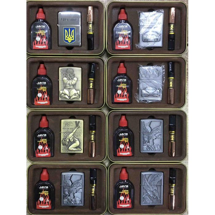 Запальничка ZIPPO 3 в 1 (бензин, мундштук) ART- 006/2001 (120)