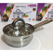 Ківш із кришкою,нержсталь 1л BN-224 (8)