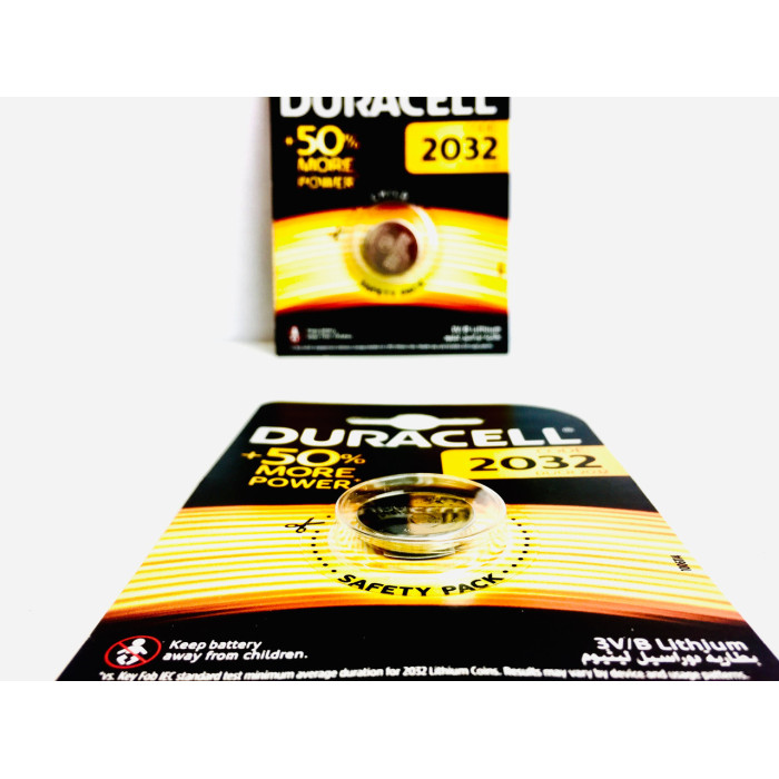 Батарейка лужна DURACELL DUR-2032 1x1 шт.