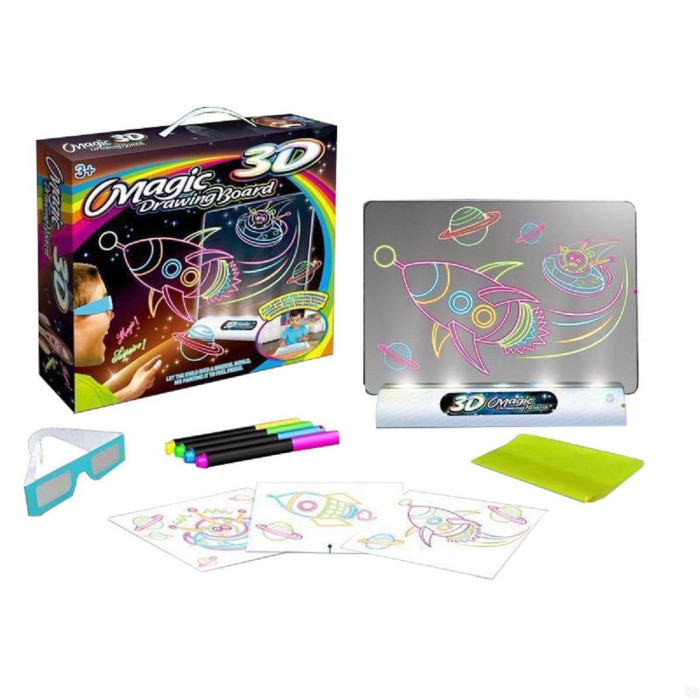 Дошка для малювання Magic 3D Drawing Board YM-124/EL-623 (30 шт./яск)