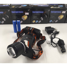 Налобний ліхтар Bailong Police BL-2199/ XQ-33 T6 (60 шт/ясть)