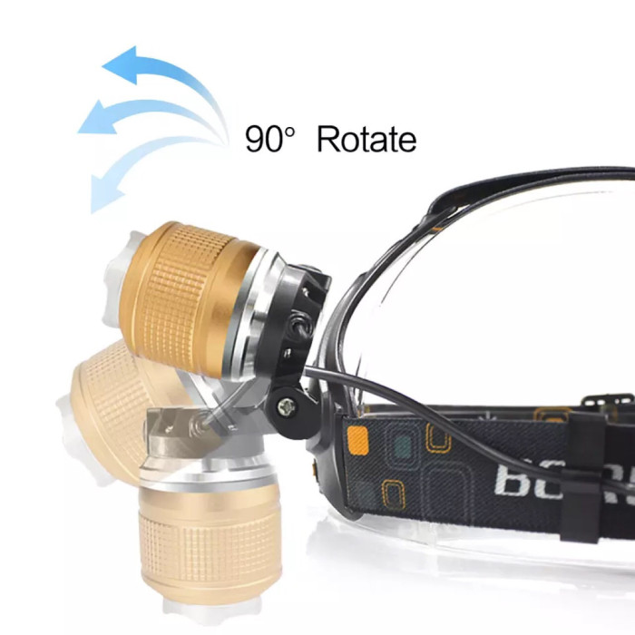 Налобний ліхтар Bailong Police BL-2199/ XQ-33 T6 (60 шт/ясть)