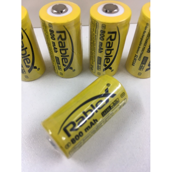 Акумулятори Rablex RB-16340 ( 16340/3.7V/800mAh )