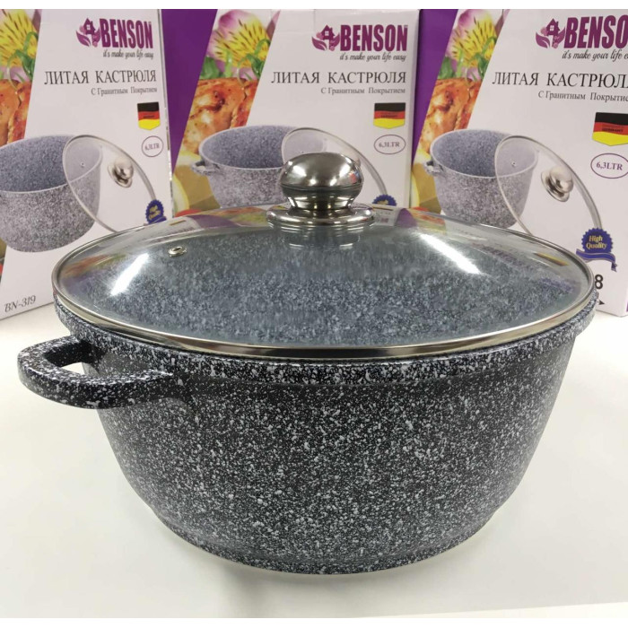Каструля з кришкою 6.2 л BN-319 (4)