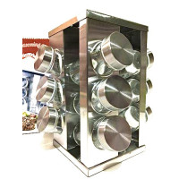 Набір для спецій квадратна підставка 13 пр. 3 кольори BN-139 (9 шт./ясть)