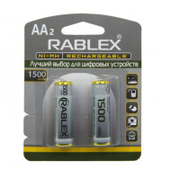 Акумулятори RABLEX HR6 RB-1500 ( 1.2V / 1500 mAh / Ni-MH / AA / блістер / 2 шт.)