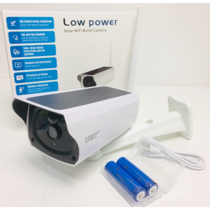 Камера з сонячною панеллю працює через WI-FI 2mp CAD F20 ART 4946 (20 шт/ящ)