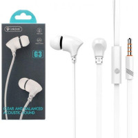 Навушники вакуумні з мікрофоном Celebrat G3-001/ 7829 (200 шт./яский)