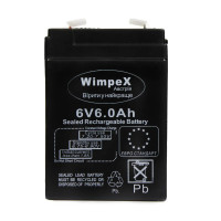 Акумулятори Wimpex WX-66/ 6V/6AH/20HR (20 шт./яск)