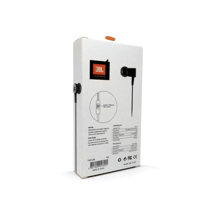 Навушники вакумні з мікрофоном T 530/ 7163 (500 шт./ясть)