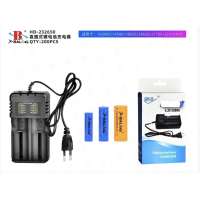 Зарядний пристрій 220В 2x14500/18650/26650 мережевий шнур HD-232650A ART- 7211 (200 шт/ ящ)