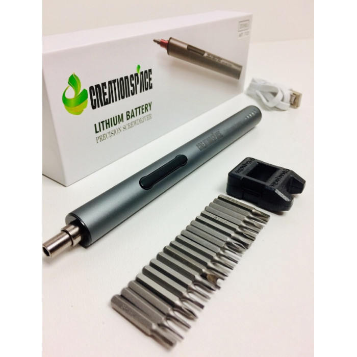 Мінівикрутка акумуляторна 182/10 мм CREATIONSPACE 22в1 з LED-підсвіткою ZPJ1802AA/7123 (50 шт./ясть)