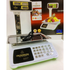 Ваги Тергові зі стійкою Crownberg CB-5008 50 кг (4 шт./ясть)