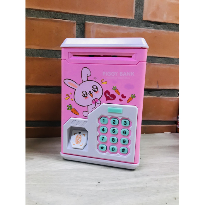 Скарбничка Музична "Заяц", рожевий EL 510-15 (36 шт./ясть)