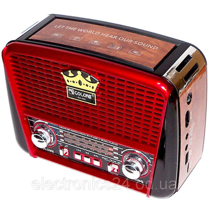 Радіоприймачі-GOLON-RX 455 SOLAR USB+SD (24 шт./яскравий)