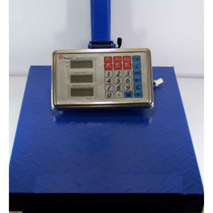 Ваги торговельні посилений з залізною головою,6V акумулятор/40*50 ART-2855/0368 350КГ