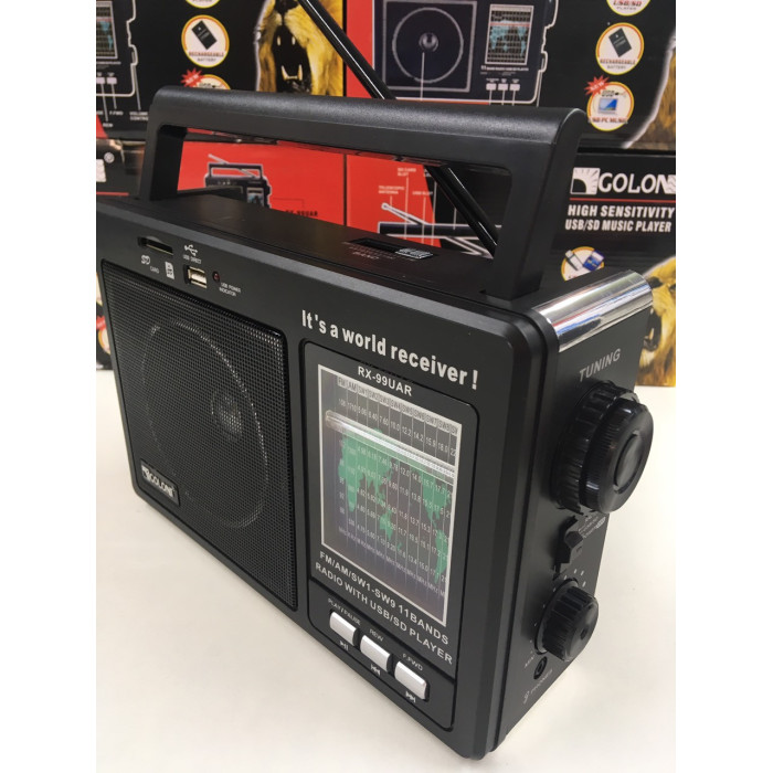 Радіоприймачі-GOLON-RX-99/ 3920 USB+SD (16 шт./яский)