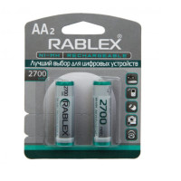 Акумулятори RABLEX HR6 RB-2700 ( 1.2V / 2700 mAh / Ni-MH / AA / блістер / 2 шт.)