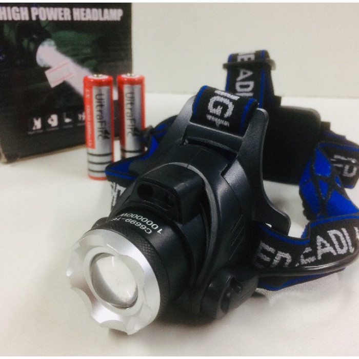 Налобний ліхтар із датчиком руху ART-C6699-1 T6/1000000 (100 шт./ясть)