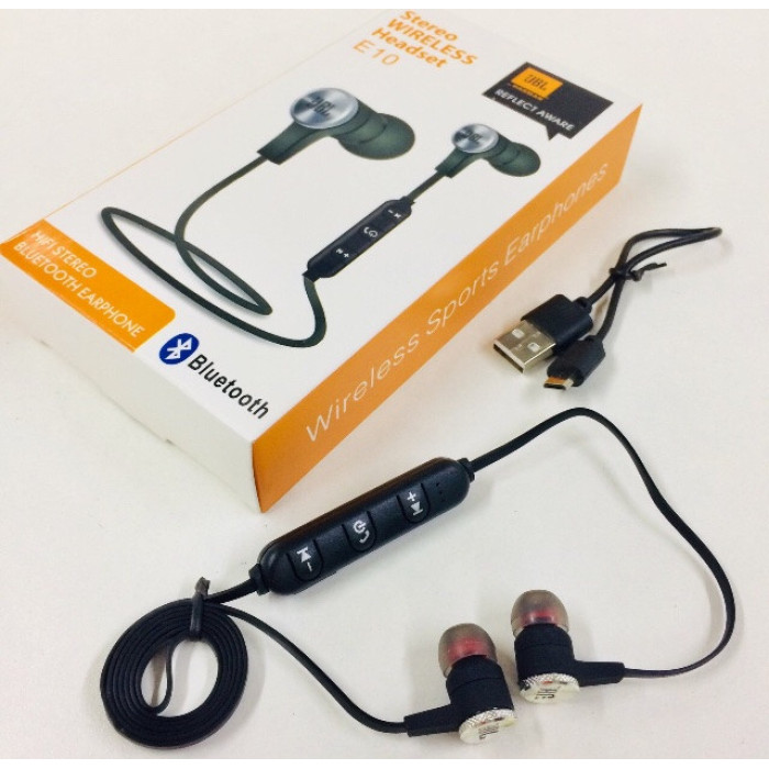 Навушники вакуумні з мікрофоном Bluetooth JBL T-E10BT (400)