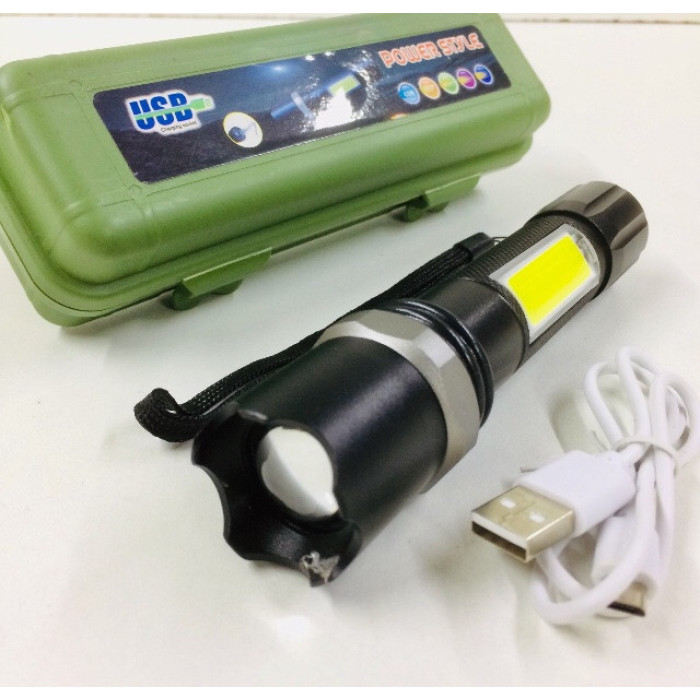 Ліхтарик police BL-9626 XPE,zoom, ЗУ USB (120 шт./ясть)