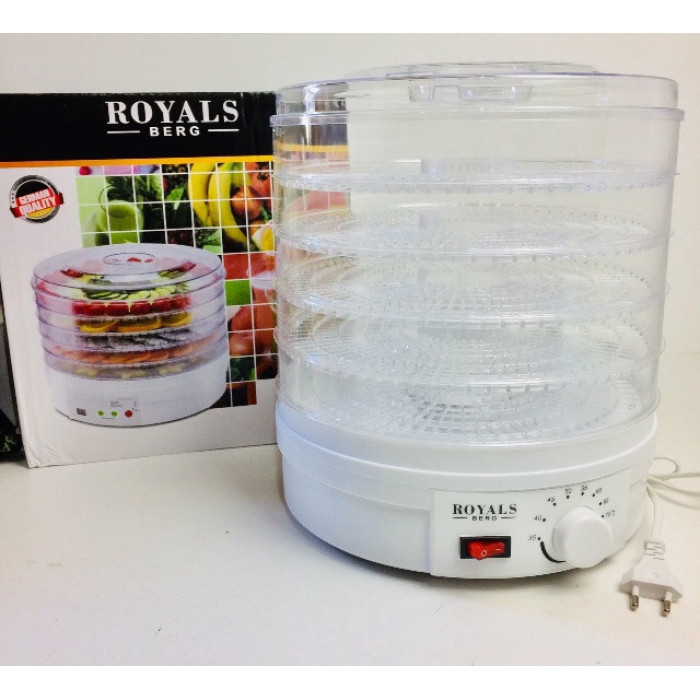 Сушарка для овочів, фруктів і трав ROYALS RB-959 (4 шт./ясть)
