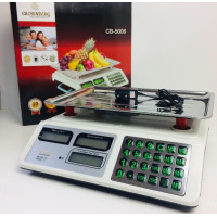 Торгові ваги Crownberg CB-5006 Original 220 B 50 кг (5 шт./ясть)