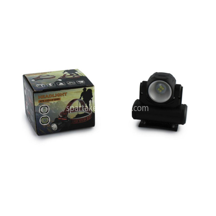 Налобний ліхтар BL 2001/ 7469 4SMD+XPE USB CHARGE (240 шт./ясть)