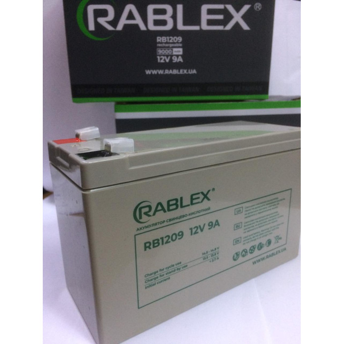 Акумуляторна батарея 12V 9mAh Rablex RB 129 (8 шт/ящ)