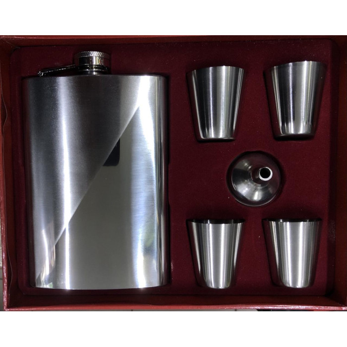 Набір фляга + 4 чарки FLG 408