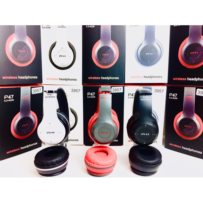 Навушники вакуумні з мікрофоном Bluetooth MDR P47+BT/3957 (100 шт./яский)