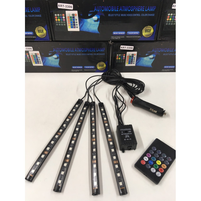 Універсальна RGB світлодіодна підсвітка з мікрофоном ART-3306/1228 (50 шт./яский)