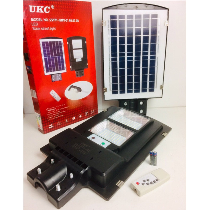 Вуличний ліхтар на стовп solar street light 2VPP з пультом ART-7142 (10 шт./яский)