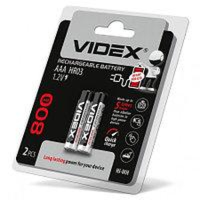 Акумулятори Videx HR03/AAA 800 MAH double blister/2pcs