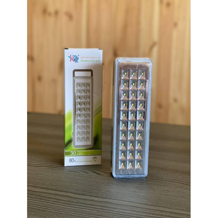 Ліхтар-лампа світлодіодна з акумулятором KD 830 (60 шт./яск.)