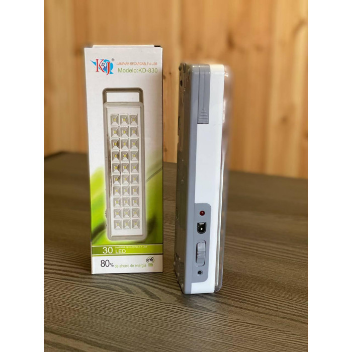 Ліхтар-лампа світлодіодна з акумулятором KD 830 (60 шт./яск.)