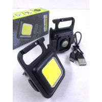 Акумуляторний ліхтар карабін — LED CARPRIE W5138 (500 mAh, магніт, брелок, IPX4) (500 шт./ясть)