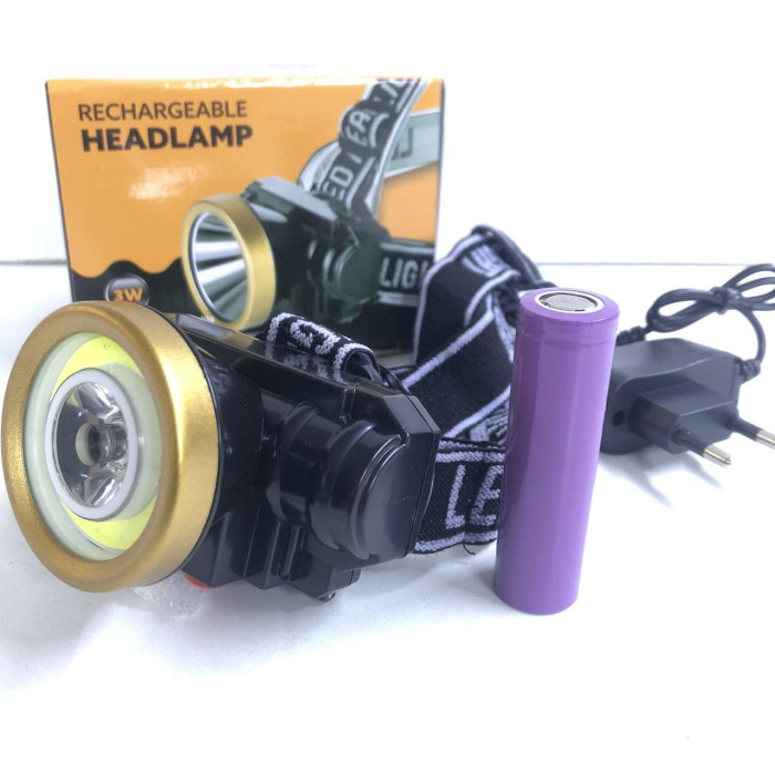 Налобний ліхтар акумуляторний Bailong BL 0509-2/ 4099 (120 шт./яский)