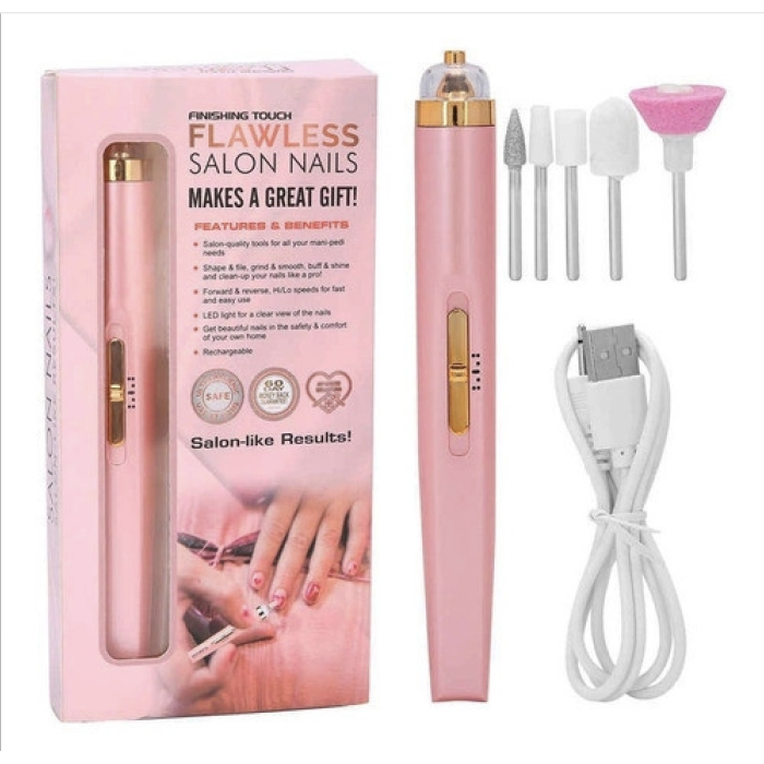 Фрезер для манікюру та педикюру Flawless Salon Nails (200 штящ)