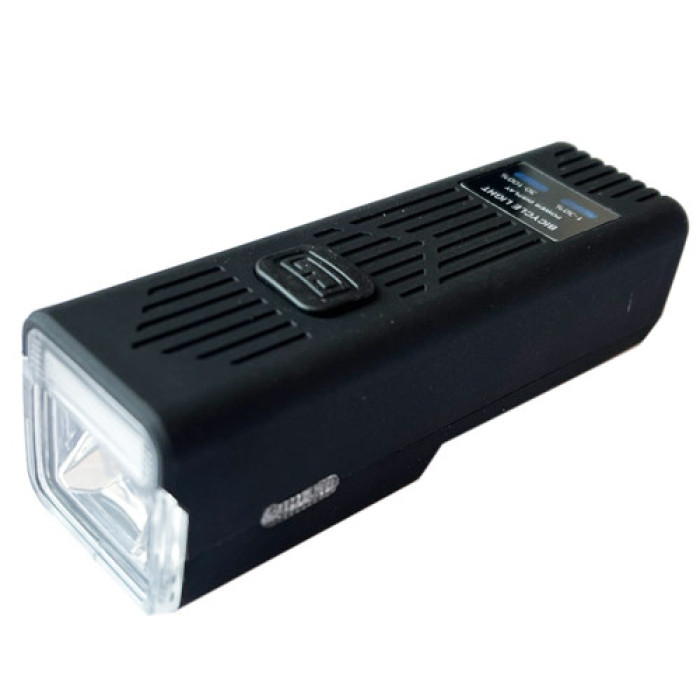 Велофара з сигналом MT-007-T6, 450Lum, 18650 (2200mAh), виносна кнопка, Waterproof, ЗП mircoUSB