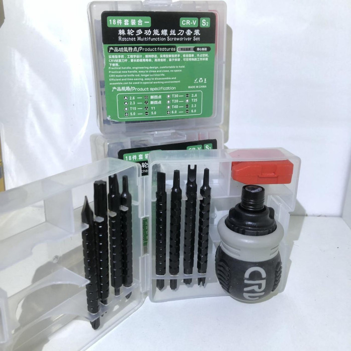 Багатофункціональна храпова телескопічна викрутка з подвійною головкоюTOOLS 18 (120 шт./ящ)