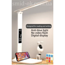 Лампа LED настільна з годинником LCD 868/TX 26 European rotary table lamp (50)