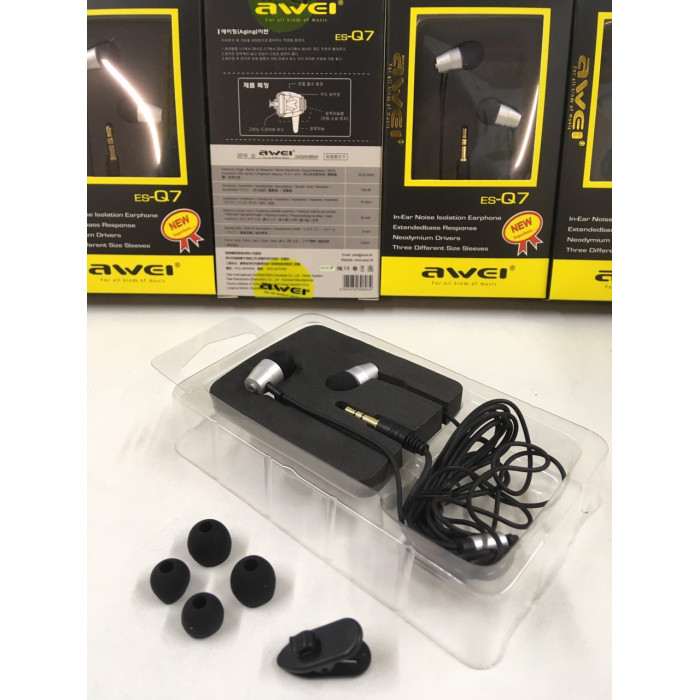 Навушники AWEI MOD-Q7 (120 шт./ясть)