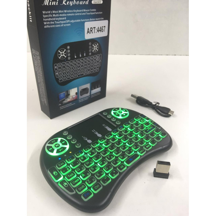 Клавіатура KEYBOARD wireless i8 з підсвіткою ART-4467 (100 шт./ящи)