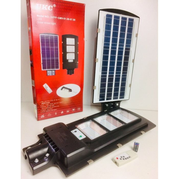 Вуличний ліхтар на стовп solar street light 3VPP з пультом ART-7145 (5 шт./яский)