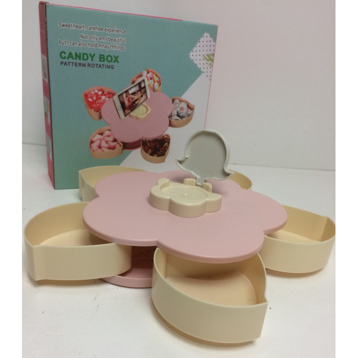 Обертова складана цукерка Flower Candy Box для цукерок і фруктів ART 696 (40 шт./ясть)