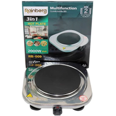 Плита електрична одноконфоркова диск із неіржавкої сталі Rainberg RB-009 (6 шт./ясть)