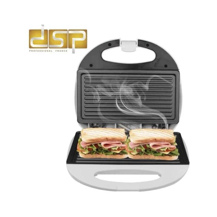 Електрична сендвічниця з антипригарним покриттям DSP KC 1159 750W, 220-240В (6 шт./ясть)