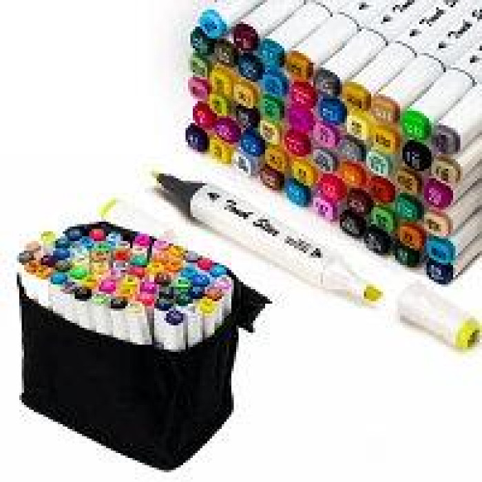 Набір маркерів для скетчингу (48 маркерів) білий (25 шт./ясть)