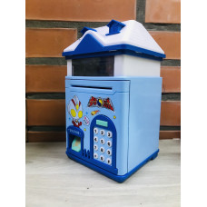 Скарбничка Музична "Будинок", синій EL 510-8 (36 шт./яский)